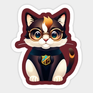 Cat magic Sticker